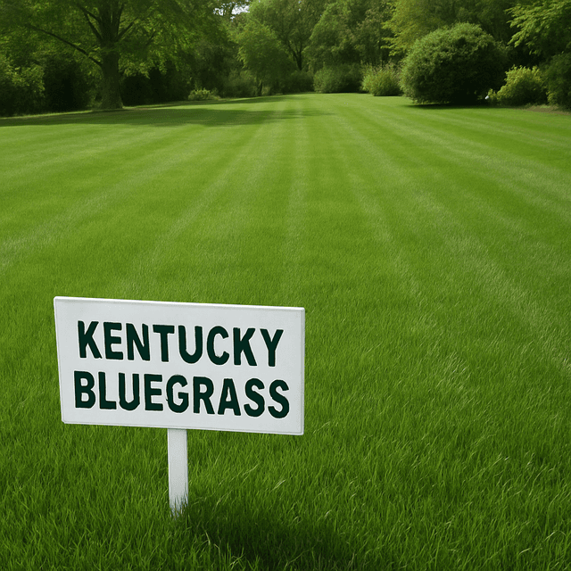 Various natural turf grass varieties comparison