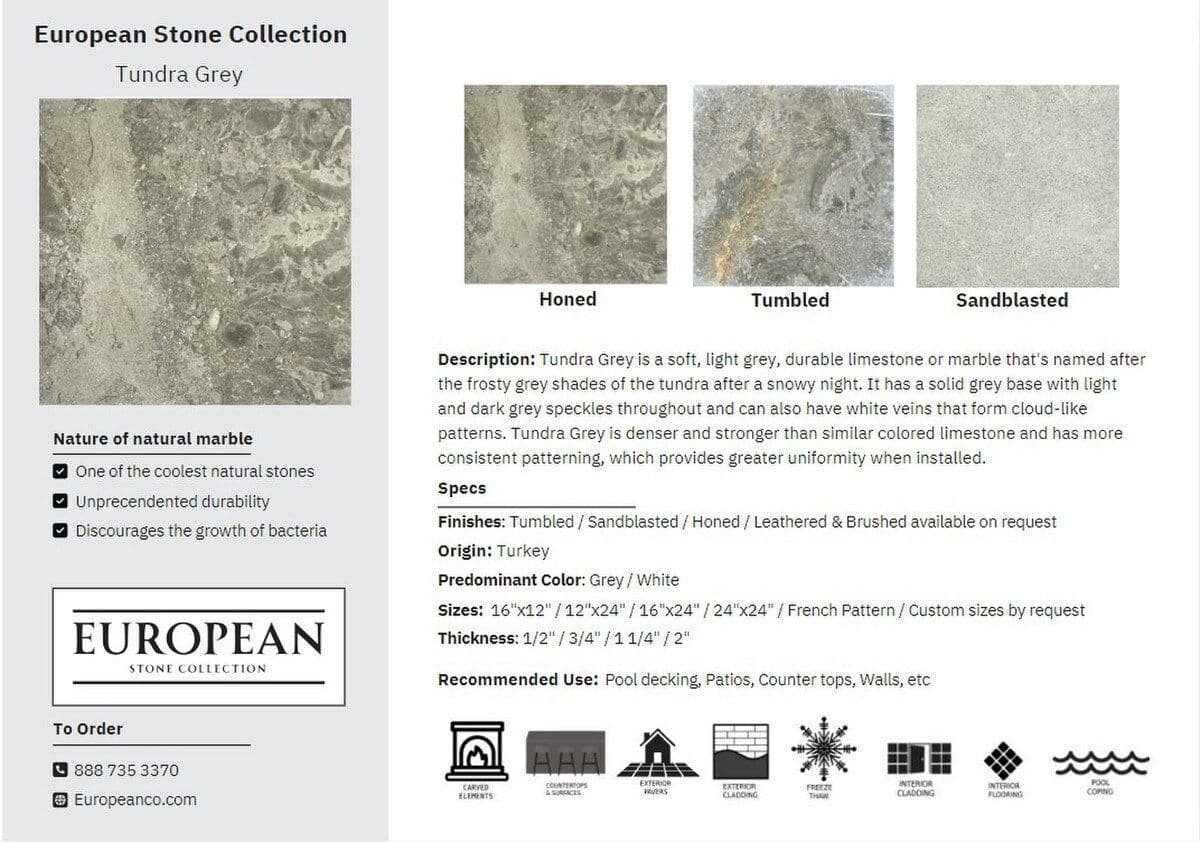 European Stone Collection - Tundra Grey view 3