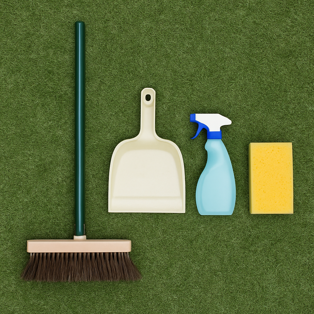 Essential tools for cleaning artificial turf