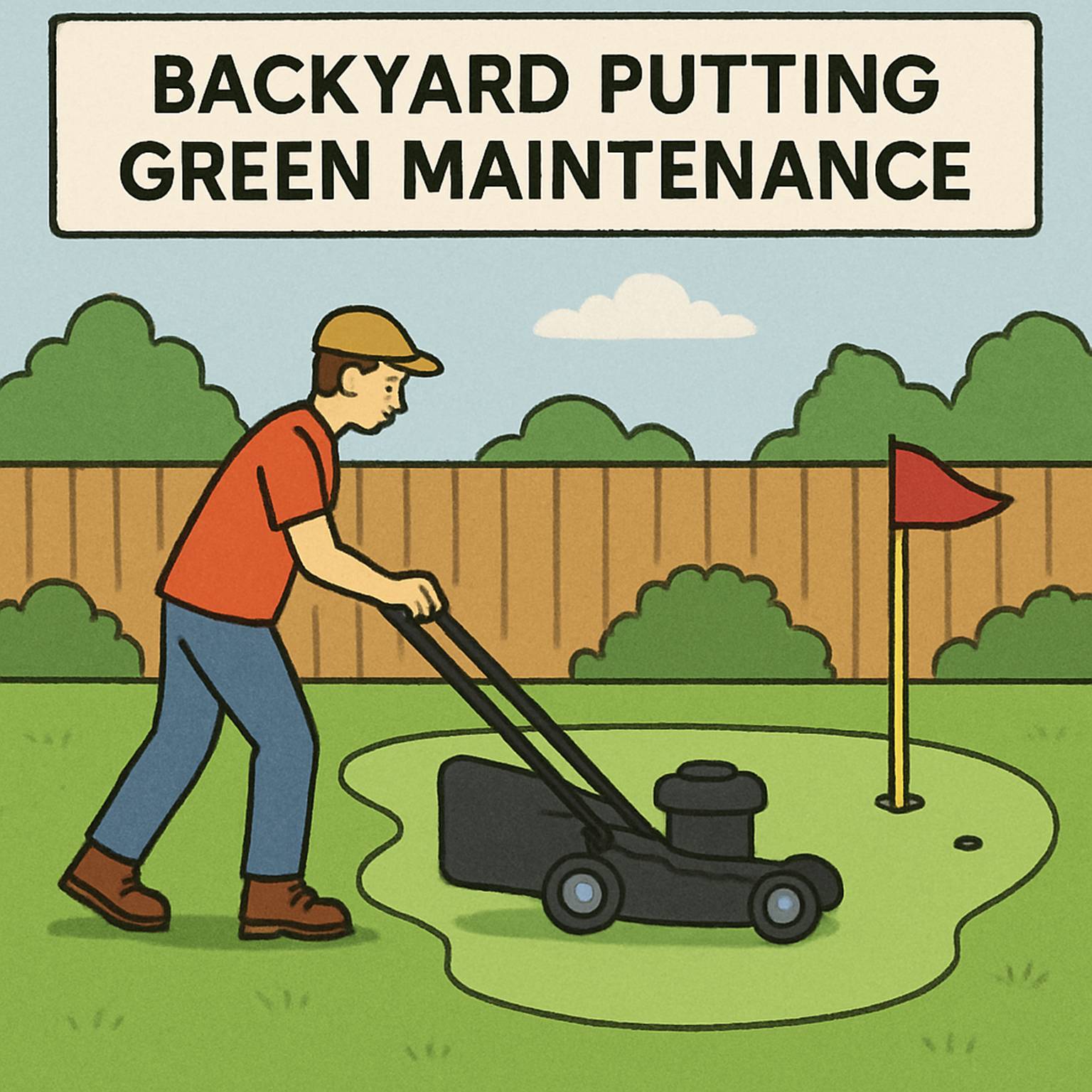 Seasonal putting green care and maintenance