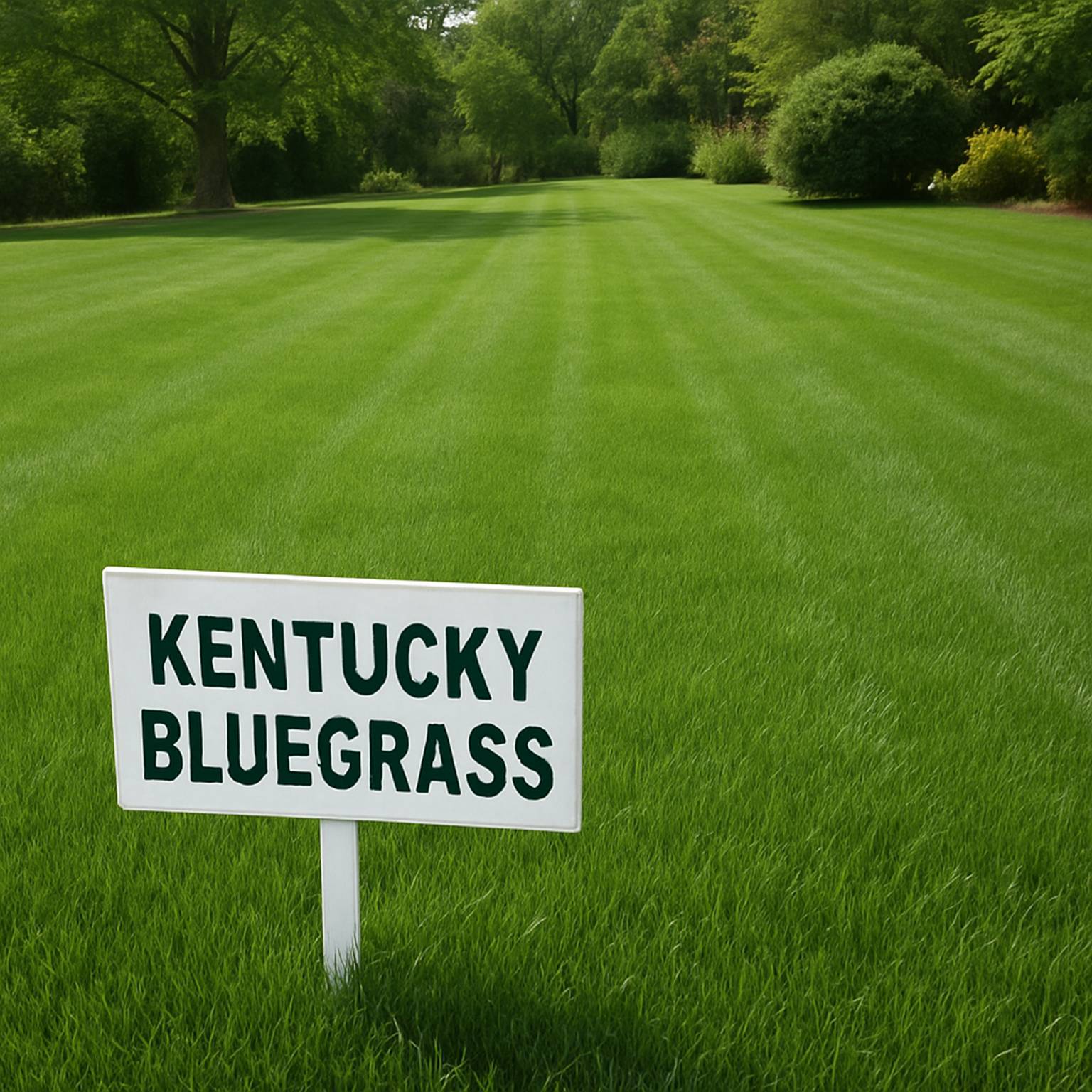 Bermuda grass in a residential lawn setting